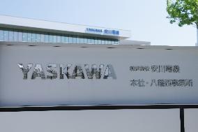 YASKAWA Electric signboard and logo